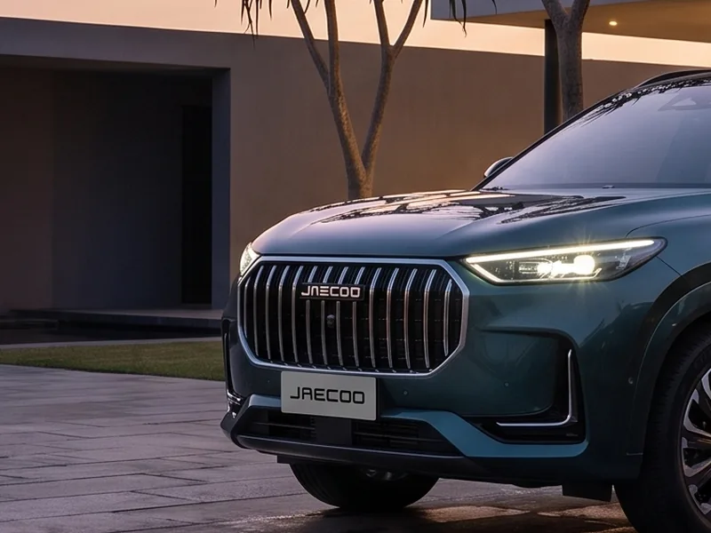 JAECOO J8 headlight detail